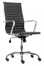 Bureaustoel Eames Replica (hoge leuning), Comme neuf, Noir, Chaise de bureau, Enlèvement