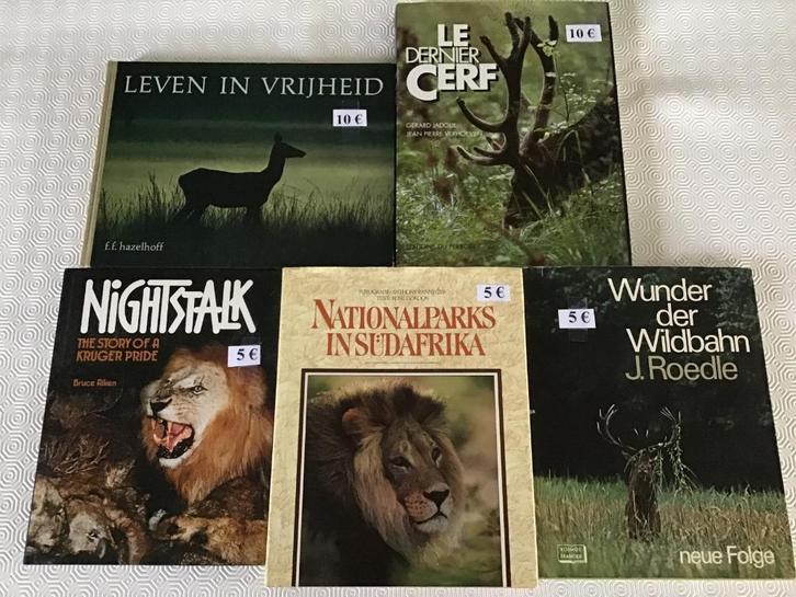 5 heel mooie boeken over wilde dieren, Boeken, Dieren en Huisdieren, Zo goed als nieuw, Ophalen of Verzenden