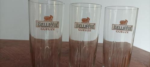 3 Gueuze Belle Vue bierglazen, Verzamelen, Biermerken, Zo goed als nieuw, Glas of Glazen, Ophalen of Verzenden