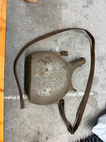 Gourde francaise ww1 militaire guerre avec bouchon brerelle beschikbaar voor biedingen