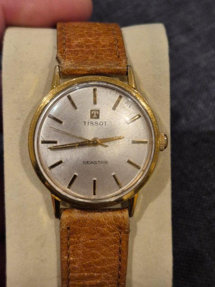 Tissot, Handtassen en Accessoires, Horloges | Antiek, Tissot, Goud, Verguld, Ophalen of Verzenden