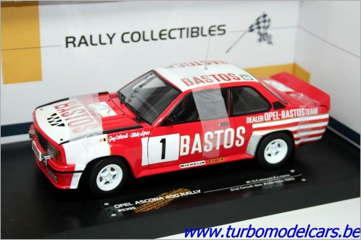 Opel Ascona 400 Rally "Bastos" 1983 1/18 Sun star, Hobby en Vrije tijd, Modelauto's | 1:18, Nieuw, Auto, Sun Star, Verzenden