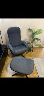 Fauteuils relaxe pivotant avec repose pied, livraison, Maison & Meubles, Enlèvement, Comme neuf