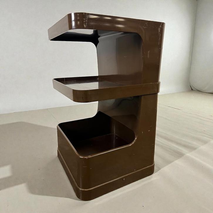 Vintage space age barcart  bijzettafel 'Flair voor Prisunic', Antiek en Kunst, Antiek | Meubels | Tafels, Ophalen of Verzenden