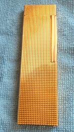 Briquet S.T. Dupont Ligne 1, tête diamantée, plaqué or, Collections, Enlèvement, Comme neuf, Briquet