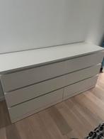 MALM ladekast met 6 lades, wit, 160x78cm, Huis en Inrichting, Kasten | Ladekasten, Ophalen, Gebruikt