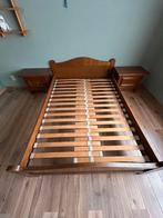 Bed met lattenbodem en 2 nachttafels, Huis en Inrichting, Ophalen, Gebruikt