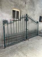 Prachtig oud vol smeedijzeren hekken of poort, Ophalen, Gebruikt, IJzer, Draaipoort