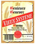 etiket jenever Geens Aarschot, Verzamelen, Overige Verzamelen, Ophalen of Verzenden, Gebruikt