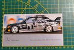 Sticker 1991 DTM Mercedes AMG K.Ludwig, Fritz K., Ophalen of Verzenden