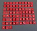 originele set van 73 HOUTEN LETTERS STENEN SCRABBLE wooden t, Hobby en Vrije tijd, Gebruikt, Ophalen of Verzenden