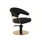 Knipstoel Elite Goud make-upstoel saloninterieur kapsalon, Ophalen of Verzenden, Nieuw, Zwart, Overige typen
