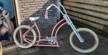 Ruff custom cruiser low rider chopper bike NIEUWSTAAT, Fietsen en Brommers, Ophalen, Zo goed als nieuw, Chopper