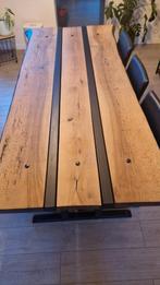 Robuuste, karaktervolle eettafel in hout, Enlèvement