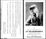 rouwprentje Wildemeersch Jef, Verzamelen, Ophalen of Verzenden, Bidprentje