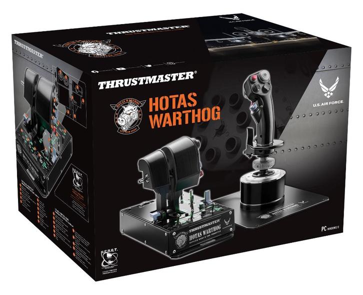 Thrustmaster Hotas Warthog joystick + Throttle, Computers en Software, Joysticks, Zo goed als nieuw, Ophalen of Verzenden