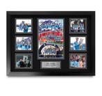 Man City Treble 2023 Winners Signed A2 Framed Autograph, Ophalen of Verzenden, Nieuw, Poster, Plaatje of Sticker