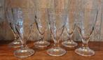 Sangria / milkshake glazen, 6 stuks, Huis en Inrichting, Glas, Glas of Glazen, Zo goed als nieuw, Ophalen