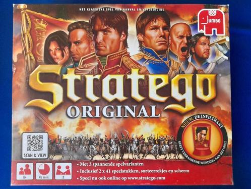 STRATEGO 'met dubbele spion' !, Hobby en Vrije tijd, Gezelschapsspellen | Bordspellen, Zo goed als nieuw, Een of twee spelers