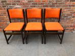 3 (4) stoelen: GRATIS, Ophalen, Zo goed als nieuw, Stof, Drie