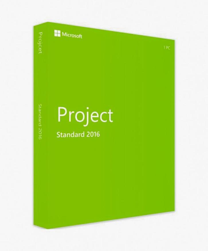 Activeringssleutel voor Microsoft Project 2016 Standard  1-, Computers en Software, Office-software, Nieuw, Windows, Ophalen of Verzenden