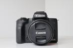 CANON EOS M50  +15/45mm +55/200mm +32mm, Ophalen, Gebruikt