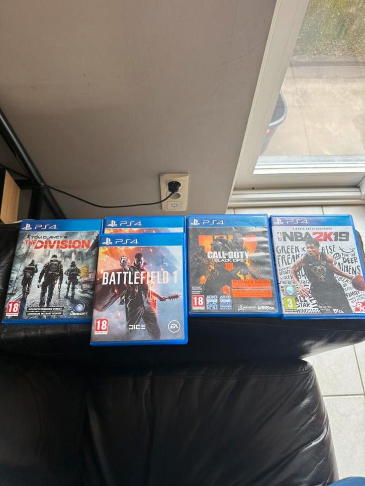 PS4 Games Te Koop – Goede Staat, Games en Spelcomputers, Spelcomputers | Sony PlayStation 4, Zo goed als nieuw, Original, 500 GB