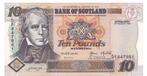 Écosse, 10 livres, 1998, XF, p120c, Timbres & Monnaies, Billets de banque | Europe | Billets non-euro, Envoi, Billets en vrac