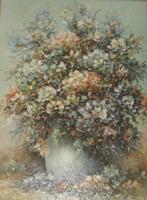 Schilderij Bloemenbos in impressionistische stijl J. Roelofs, Antiek en Kunst, Kunst | Schilderijen | Klassiek, Ophalen of Verzenden