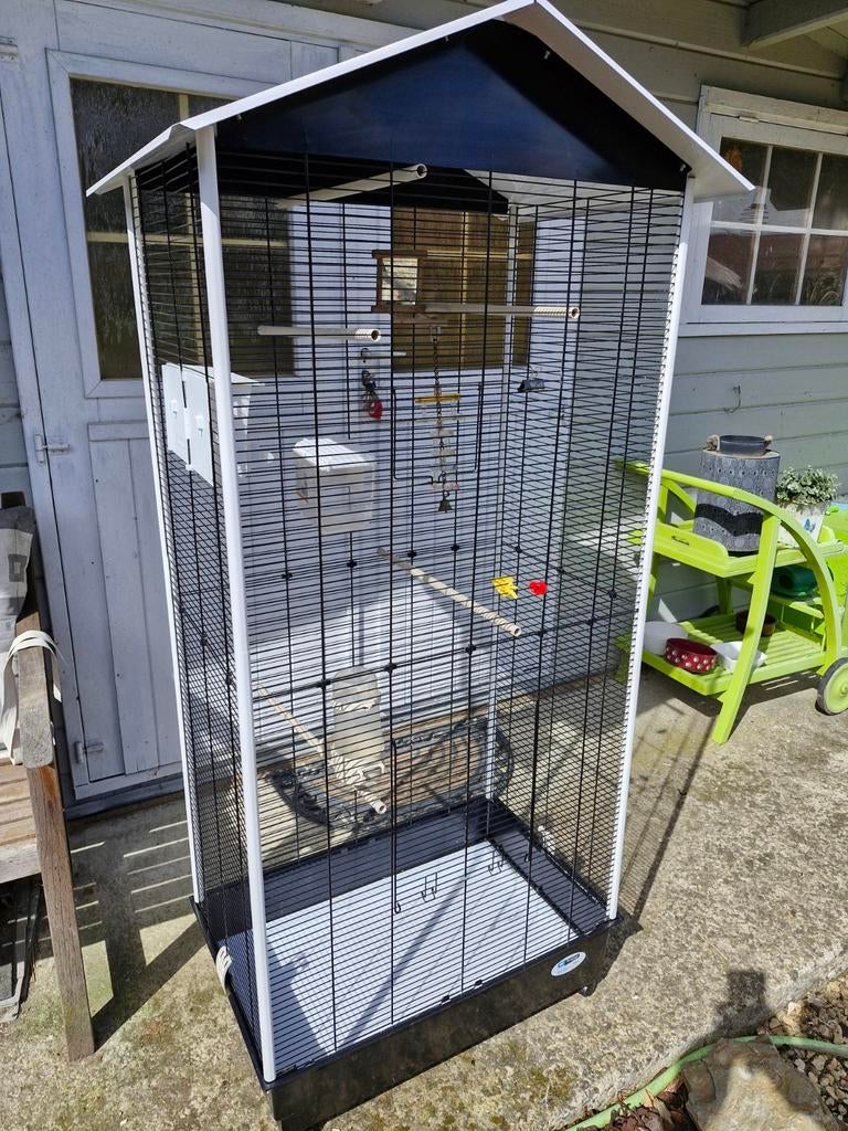 Mooie grote volière in zeer goede staat, Dieren en Toebehoren, Ophalen, Volière