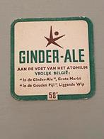 EXPO 58 oud viltje GINDER-ALE brouwerij MARTINAS te MERCHTEM, Ophalen of Verzenden, Gebruikt, Viltje(s)