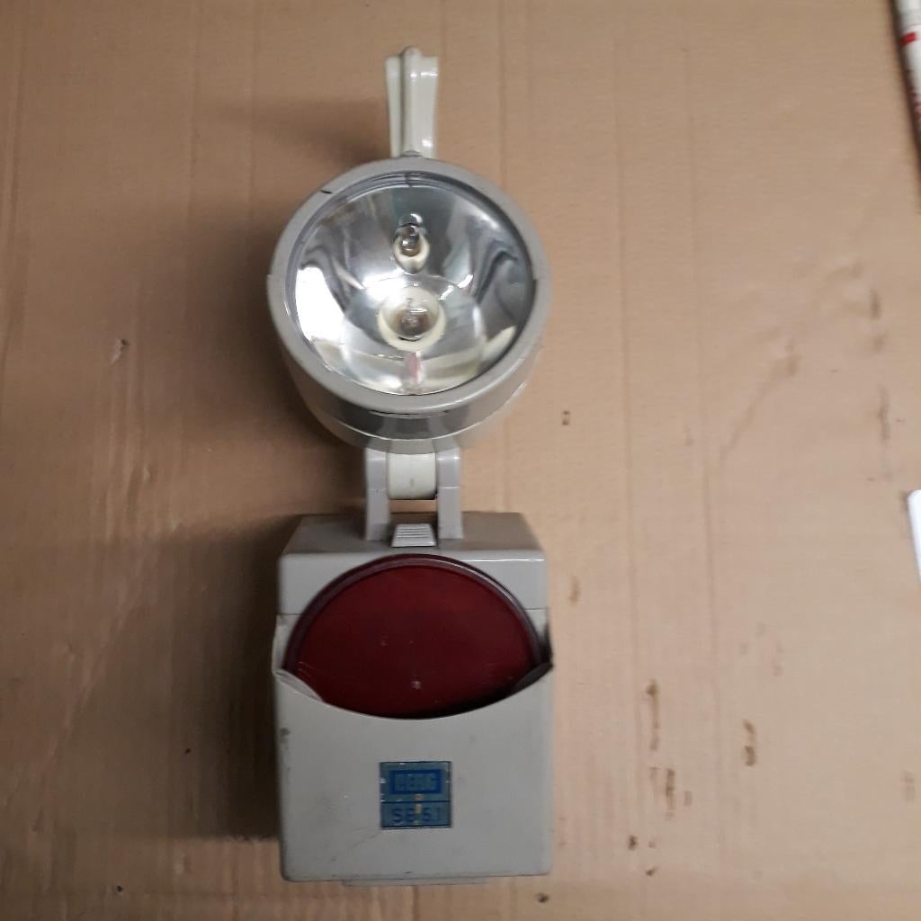 Robuste werklamp jaren '60, Antiek en Kunst, Curiosa en Brocante, Ophalen