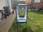 Grote vogelkooi op wielen, Dieren en Toebehoren, Ophalen, Gebruikt, Metaal, Vogelkooi
