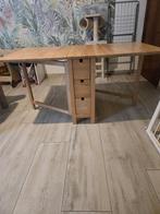 Table à manger à rabats, Maison & Meubles, Quatre personnes, 150 à 200 cm, Comme neuf, Enlèvement