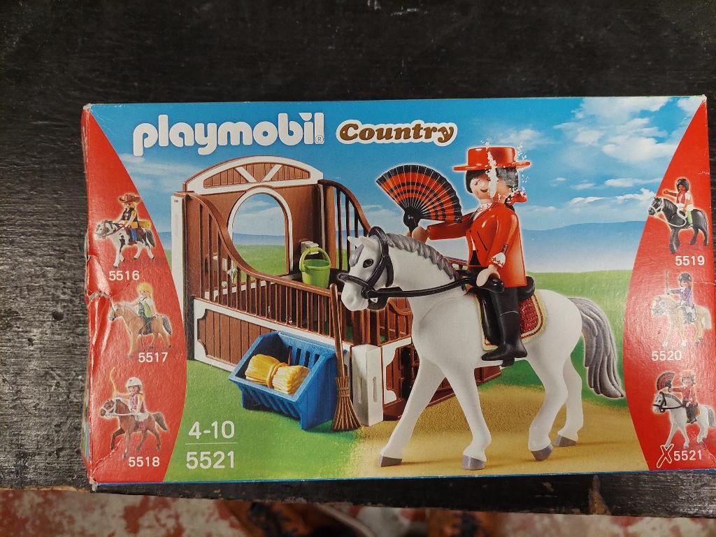 Playmobil 5521 Ruiter en paardenbox, Kinderen en Baby's, Speelgoed | Playmobil, Ophalen of Verzenden