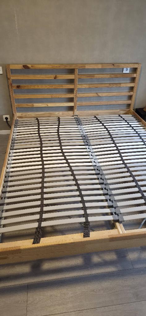 Ikea tarva bed 160x200, Maison & Meubles, Enlèvement, Utilisé, 200 cm, Bois