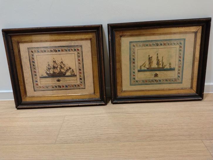 Set van 2 Prachtige Maritieme Kaders, Huis en Inrichting, Woonaccessoires | Lijsten, Ophalen