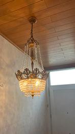 Kleine kristallen luster, Huis en Inrichting, Lampen | Kroonluchters, Ophalen, Zo goed als nieuw