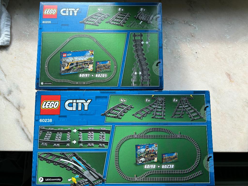 Lego treinsporen en wissels, Ophalen, Nieuw, Complete set, Lego