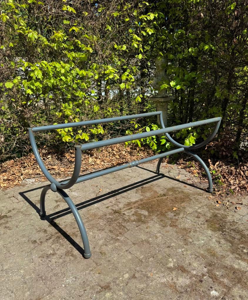 Metalen onderstel tuintafel, Jardin & Terrasse, Tables de jardin, Enlèvement, Utilisé, Rectangulaire, Métal