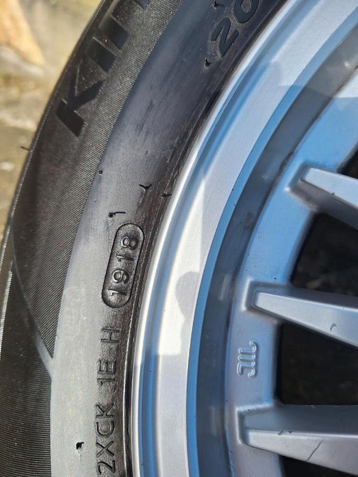 Jantes Alu BMW E34 serie5,  E32 serie 7 pneus été originale, Autos : Pièces & Accessoires, Pneus & Jantes, Enlèvement