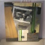 Mooi Abstract Geschilderd Werk 'Erin of Eruit' - Hessels, Ophalen of Verzenden