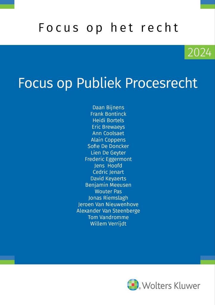 Focus op Publiek Procesrecht (2024), Boeken, Studieboeken en Cursussen, Ophalen of Verzenden