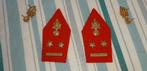 Gendarmerie : Set de grades de Lieutenant-Colonel pour la BD, Collections, Enlèvement ou Envoi, Gendarmerie, Emblème ou Badge