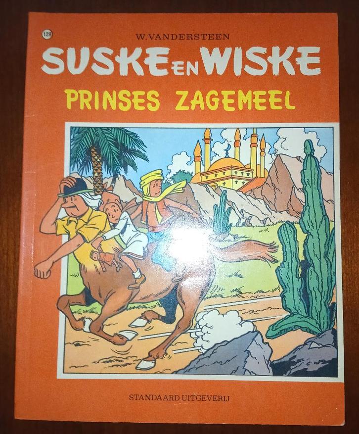 Suske en Wiske Prinses Zagemeel VK129, 1ste druk, Boeken, Stripverhalen, Zo goed als nieuw, Eén stripboek, Ophalen of Verzenden