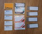 12 Etiquettes bagages Capitol,Swissair,Lufthansa,Açores,Port, Collections, Enlèvement ou Envoi, Neuf, Autres types