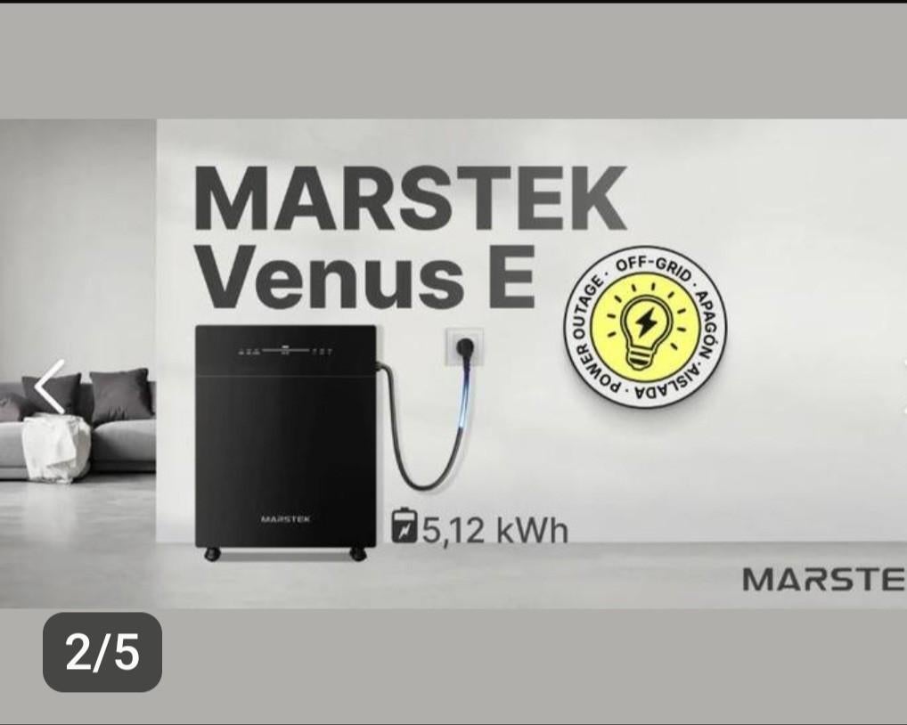 Panneaux solaires Batterie MARSTEK VENUS E 3 de 5.12 kw, Bricolage & Construction, Électricité & Câbles