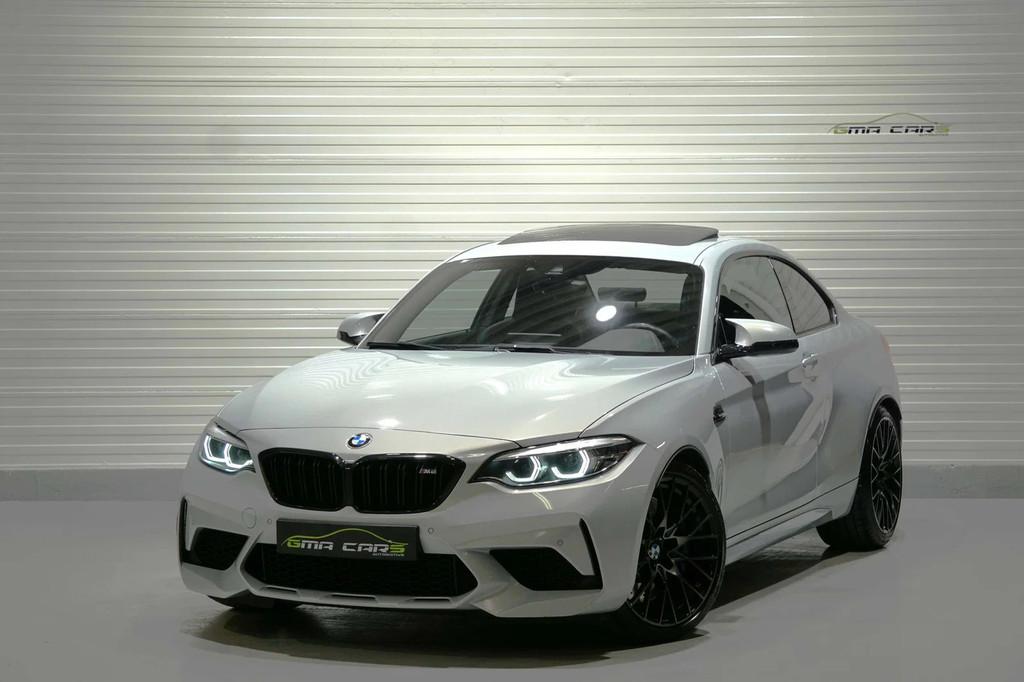 BMW M2 Coupé 3.0 M2 Competition DKG-Nav-Leder-Cam-Garantie, Auto's, BMW, Automaat, 4 zetels, Gebruikt, 2 Reeks