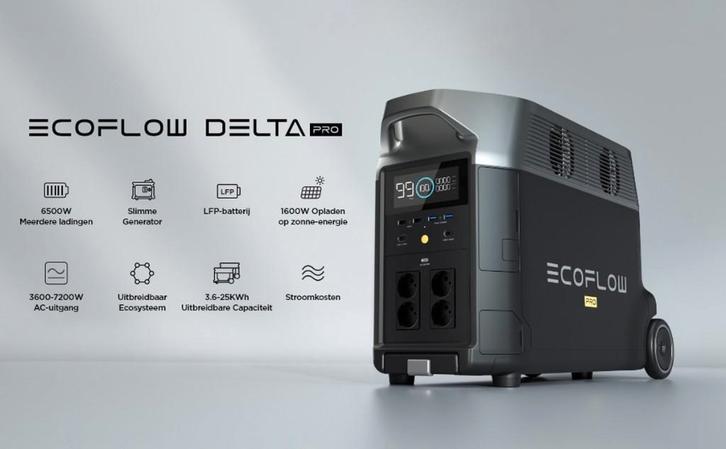 Ecoflow Delta Pro  Powerstation, Elektronische apparatuur, Overige elektronische apparatuur, Zo goed als nieuw, Ophalen