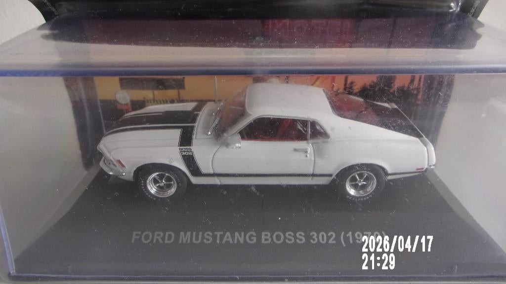 FORD MUSTANG BOSS 302 1970.MUSTANG COLLEC 1/43 NEUVE SCELLEE, Ophalen of Verzenden, Nieuw, Auto, Overige merken